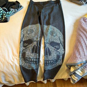 Terez Skull Leggings Size Small